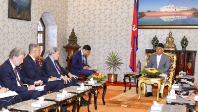  न्युजिल्यान्डका उपप्रधानमन्त्रीद्वारा राष्ट्रपतिसँग भेटवार्ता 